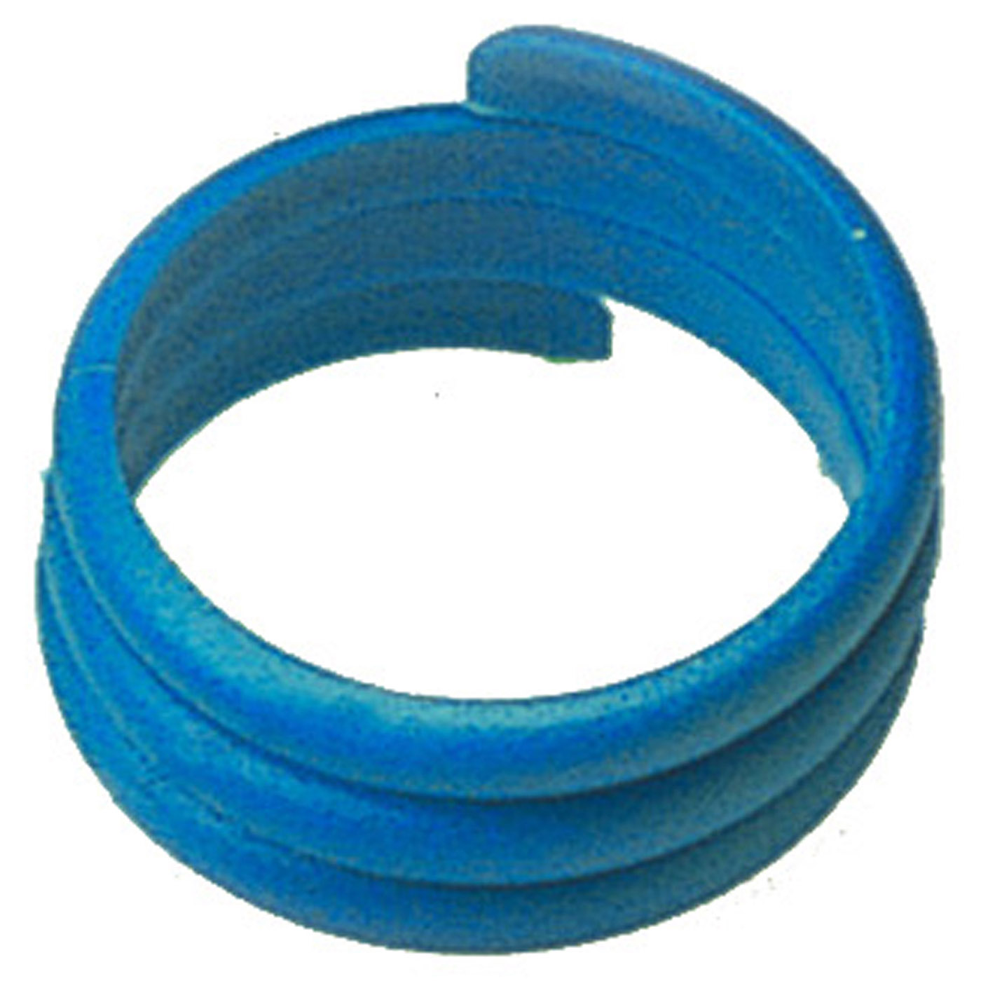 100 RINGEN SPIRAAL KIPPEN 18MM BLAUW