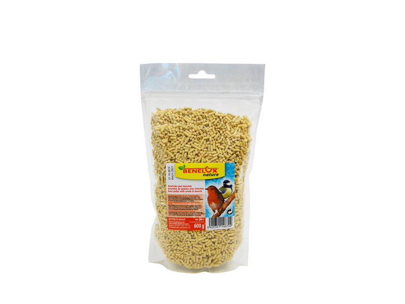 SUET PELLETS WITH SEED & INSECTS 600 G