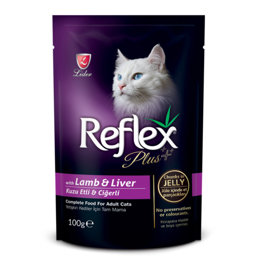 REFLEX PLUS CAT ADULT LAMB & LIVER 100 GR